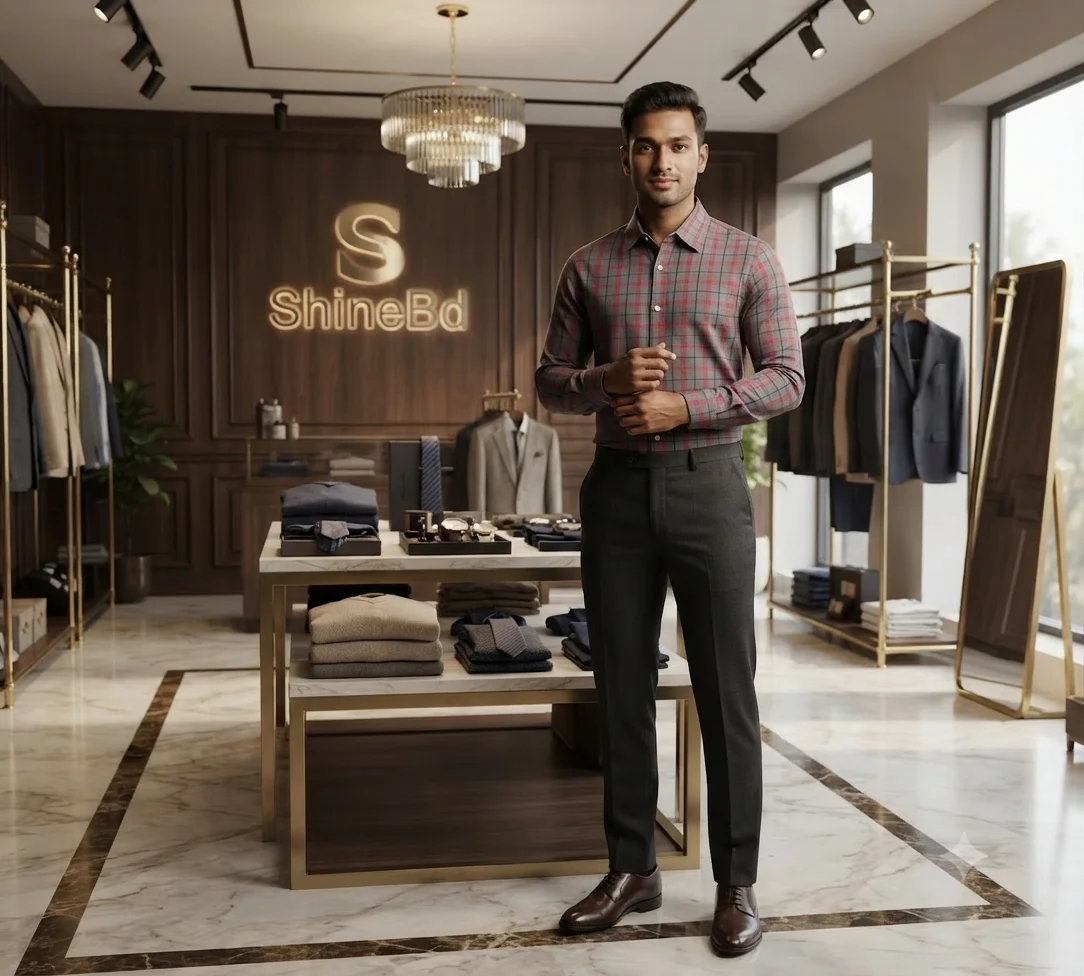 Premium full sleeve check shirt