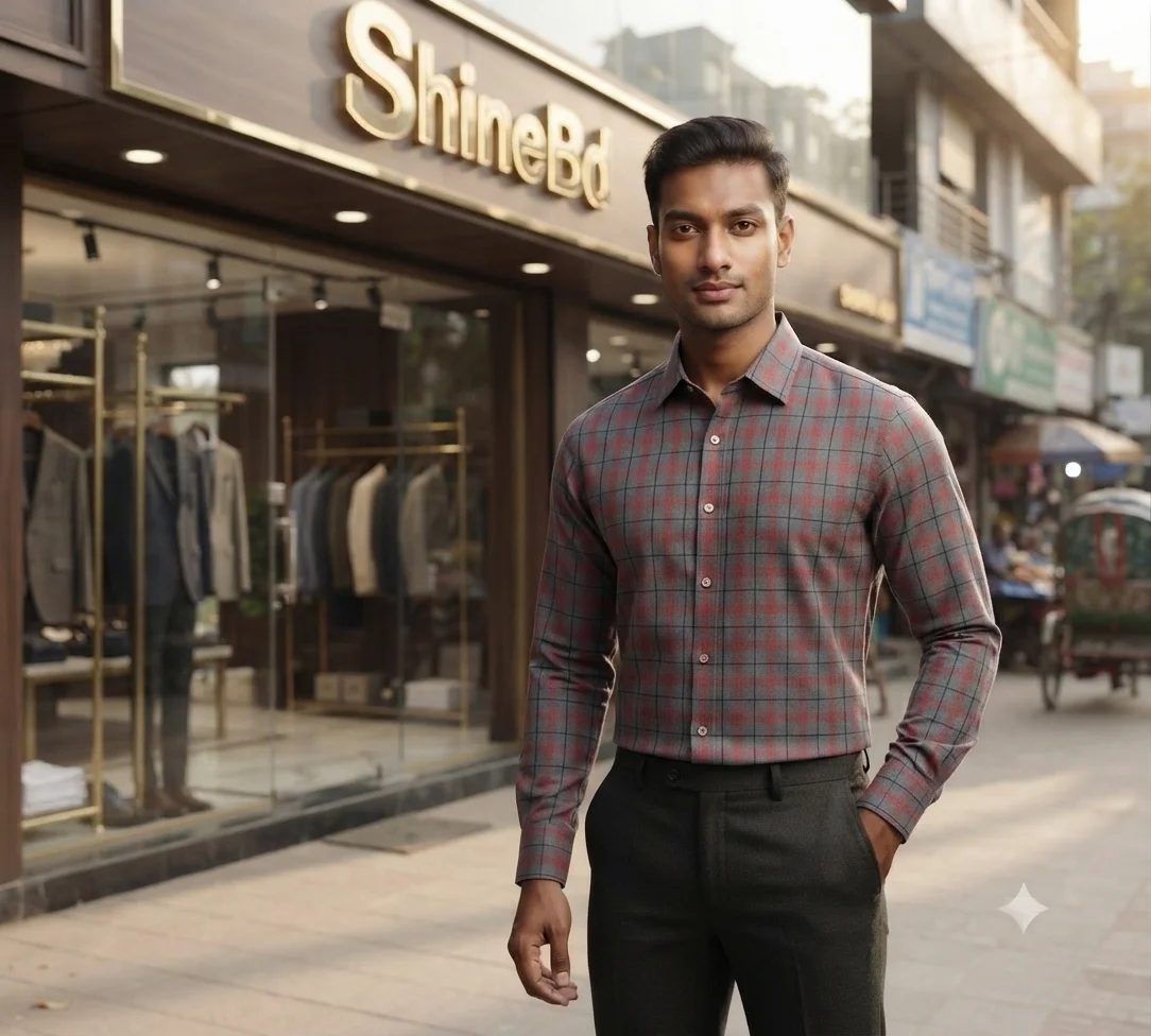 Premium full sleeve check shirt