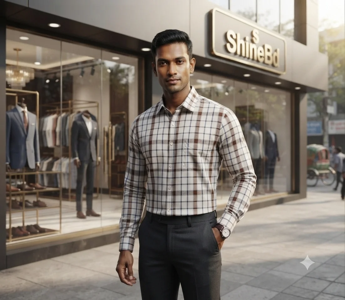 Premium full sleeve check shirt