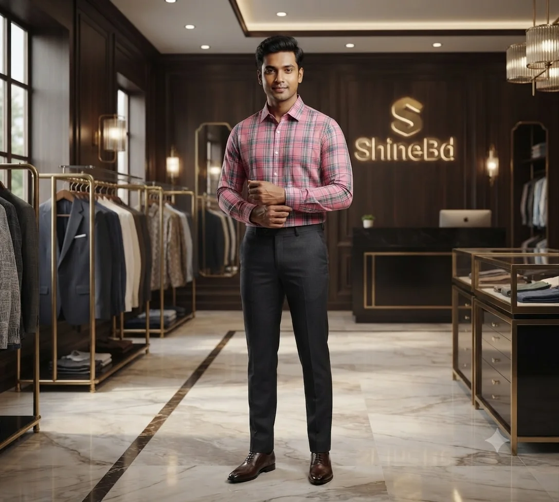 Premium full sleeve check shirt