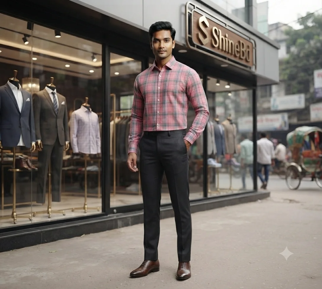 Premium full sleeve check shirt