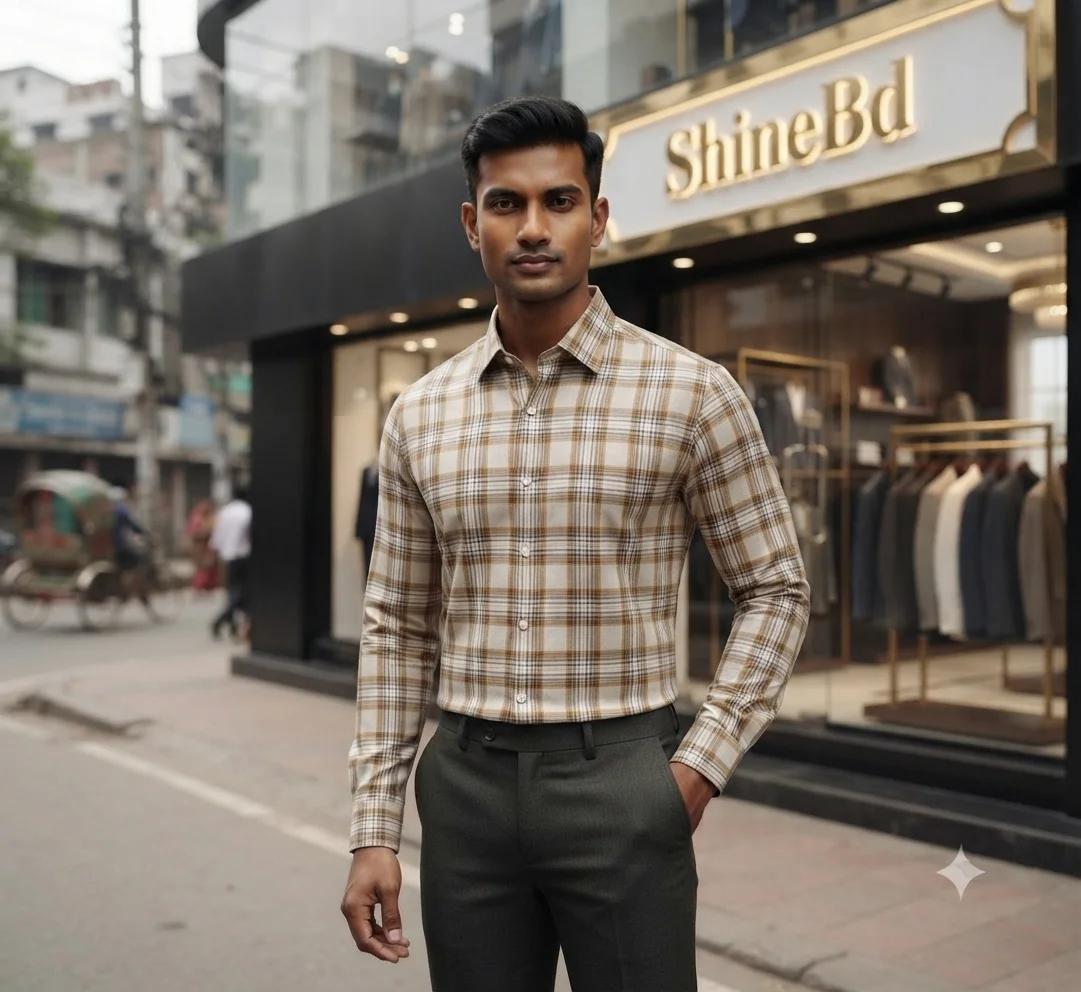Premium full sleeve check shirt