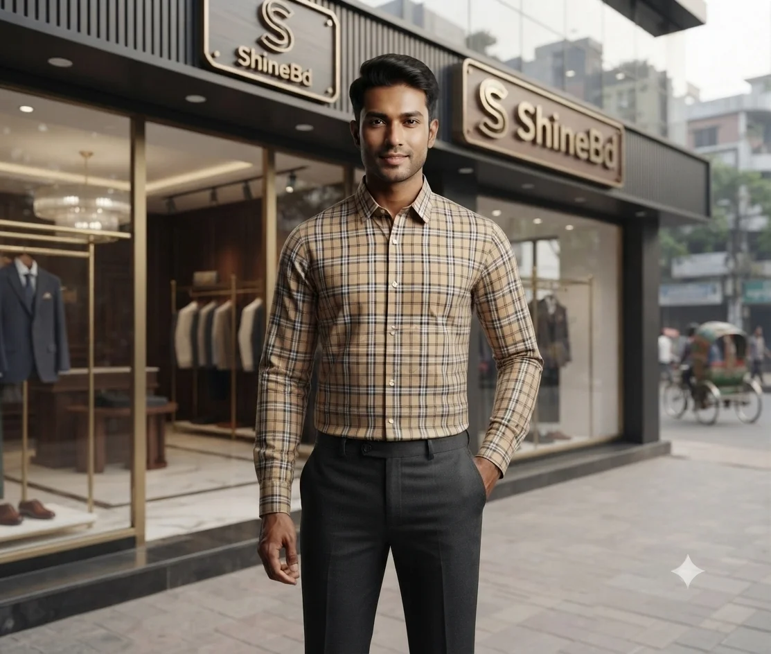 Premium full sleeve check shirt