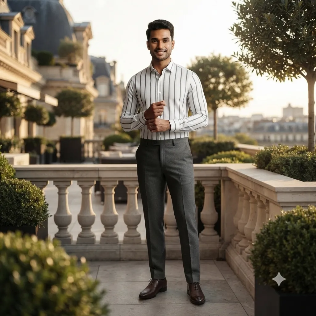 Premium full sleeve check shirt