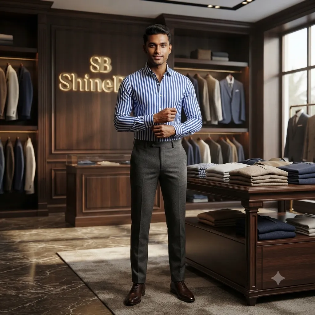 Premium full sleeve check shirt