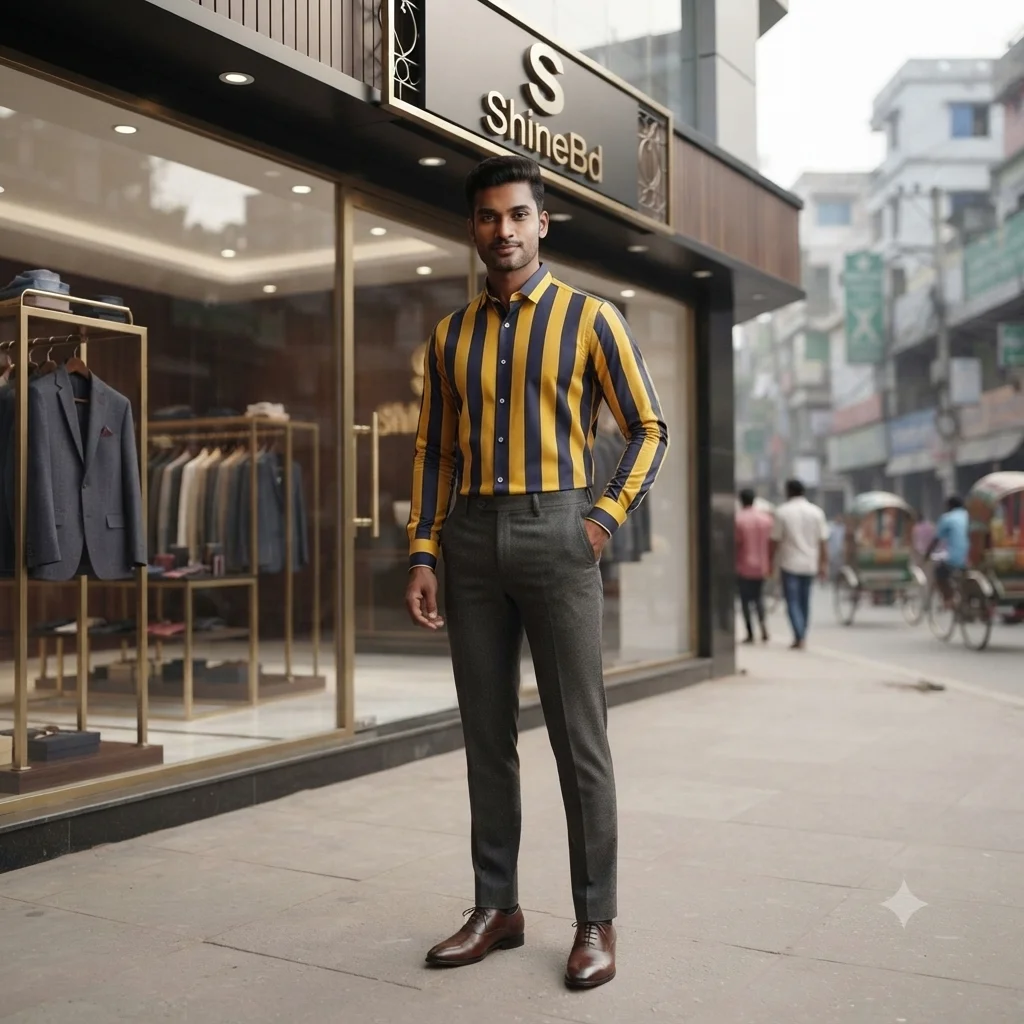 Premium full sleeve check shirt