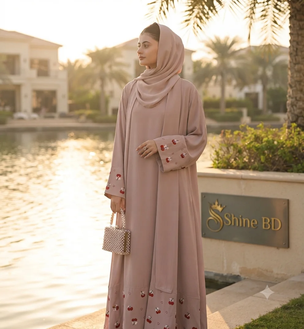 Koti Borka with Inner and Hijab Full Set