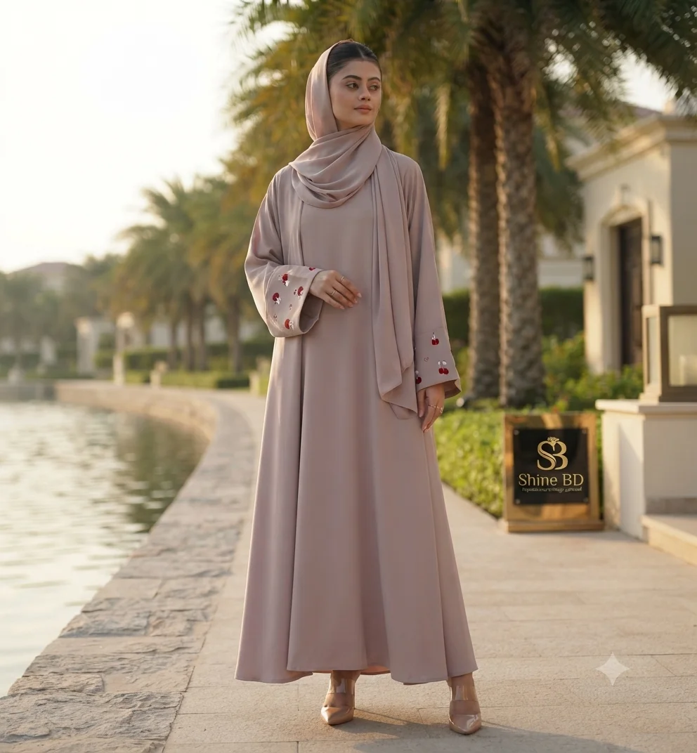 Koti Borka with Inner and Hijab Full Set
