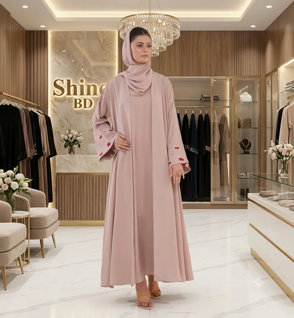 Koti Borka with Inner and Hijab Full Set