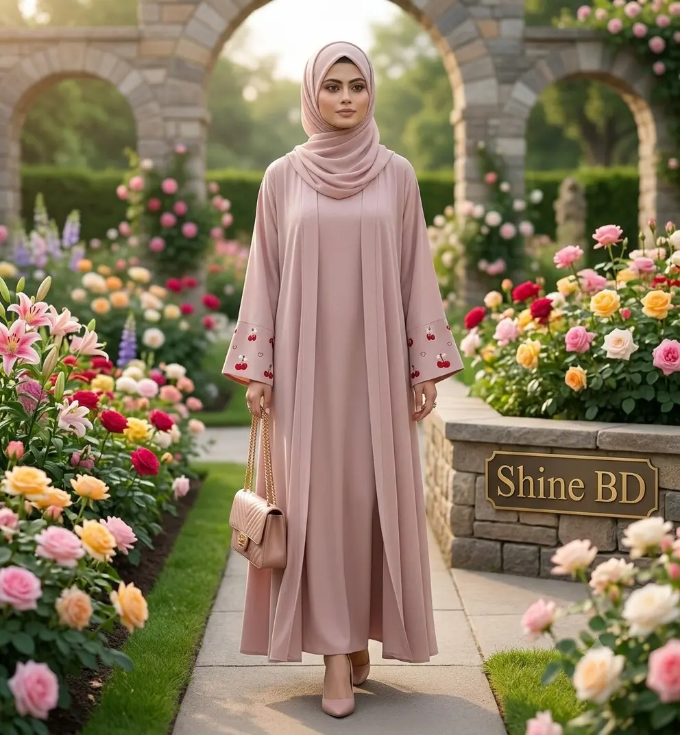 Koti Borka with Inner and Hijab Full Set