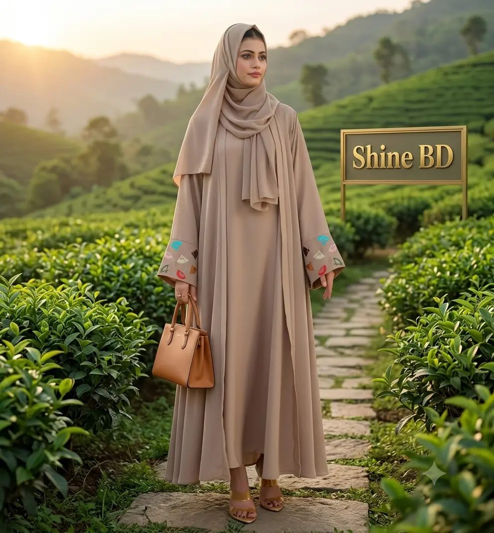 Koti Borka with Inner and Hijab Full Set