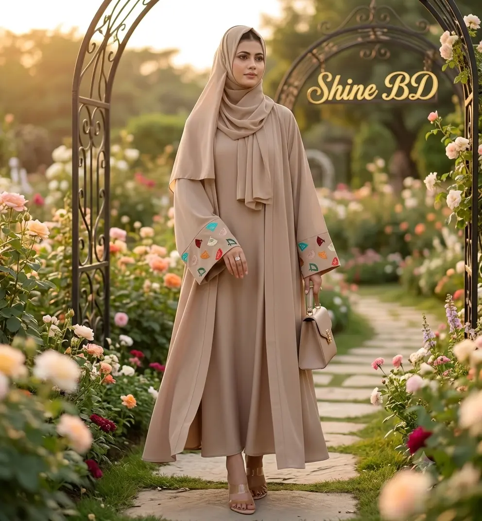 Koti Borka with Inner and Hijab Full Set