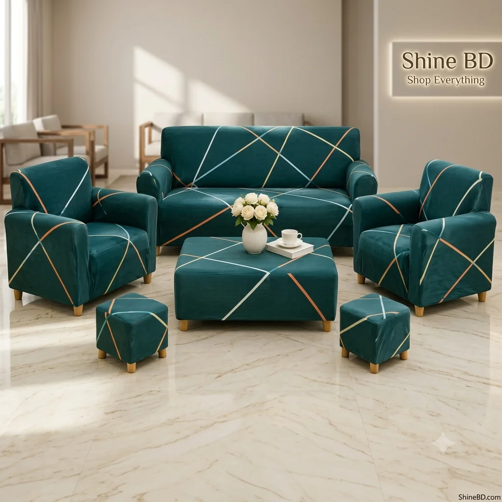 China Print Sofa Cover – Premium Quality 3