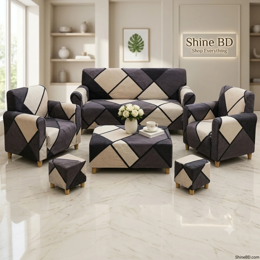 China Print Sofa Cover – Premium Quality 3