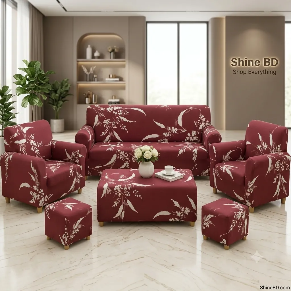 China Print Sofa Cover – Premium Quality 6