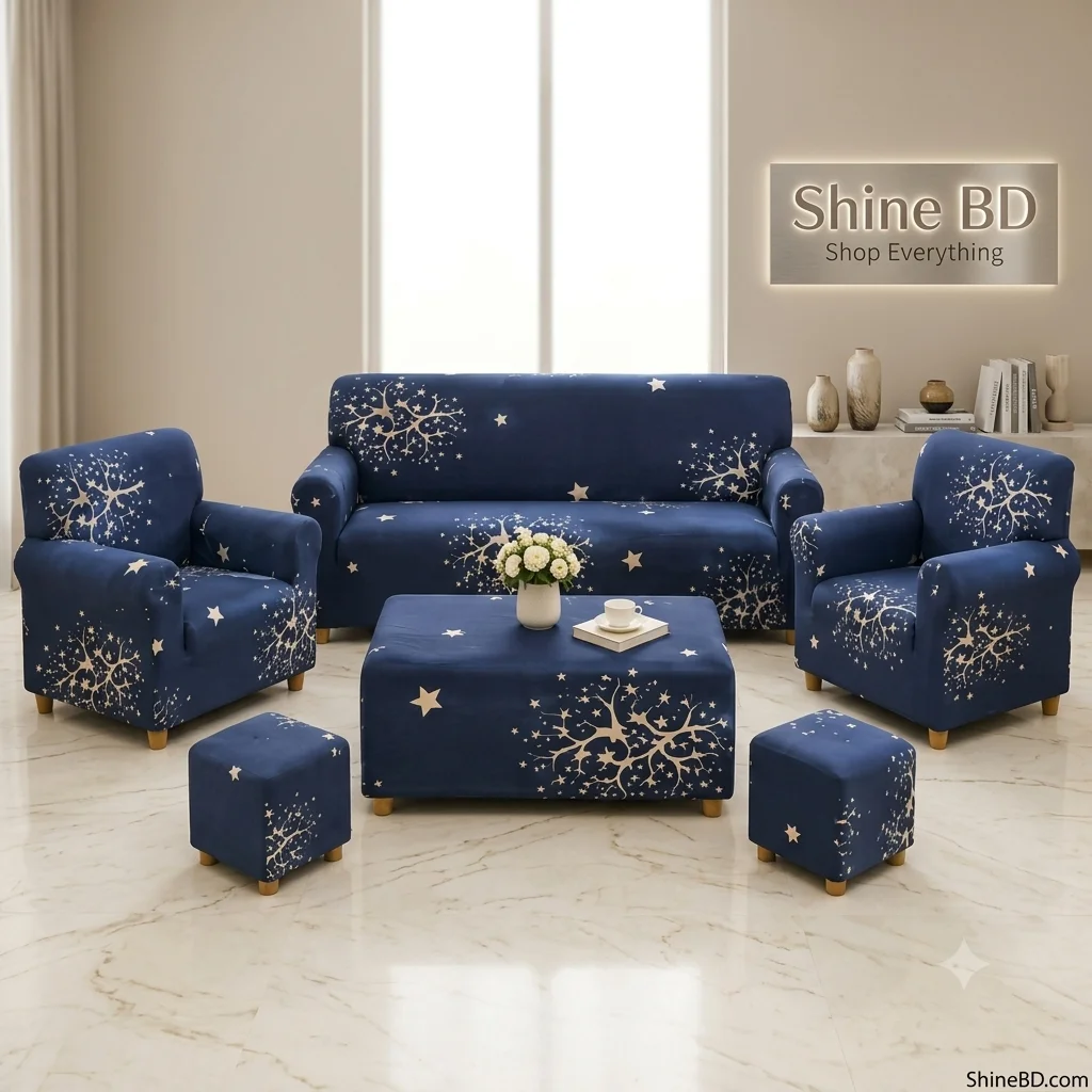 China Print Sofa Cover – Premium Quality 6