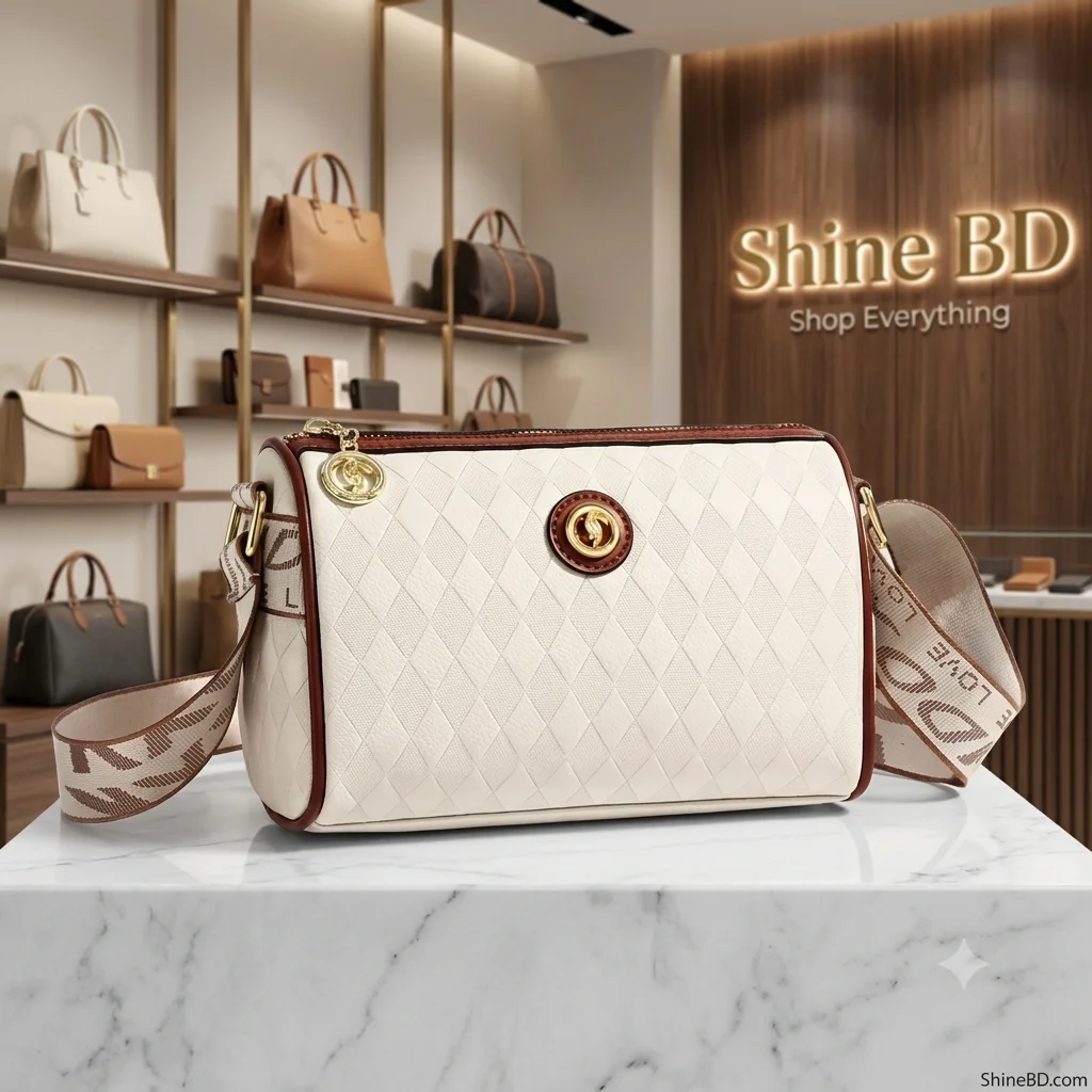 Cylinder lightweight bag (white)