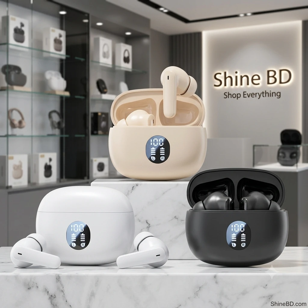 895B Earbuds Touch Control Stereo Bass Headphone LED Digital Display 5.4 Wireless In-ear Earbuds