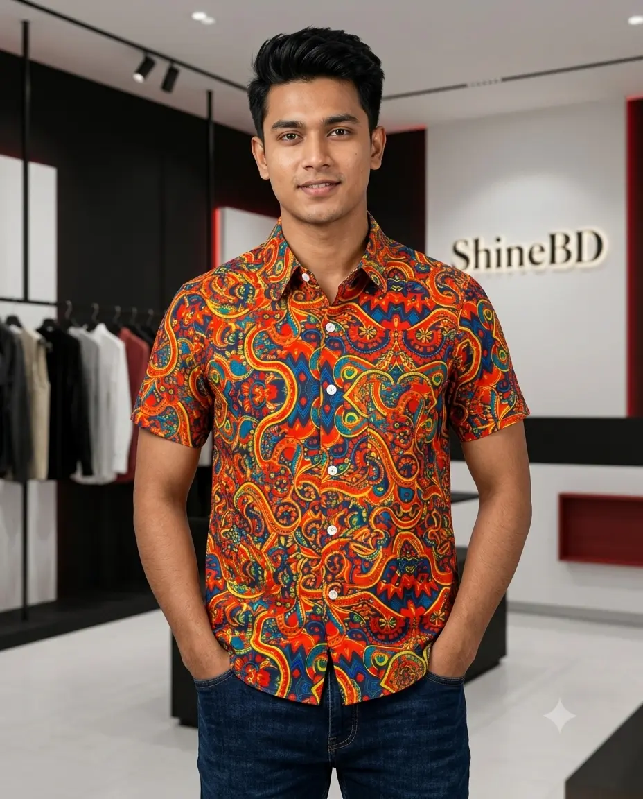 Premium China Micro Half Sleeve Shirt