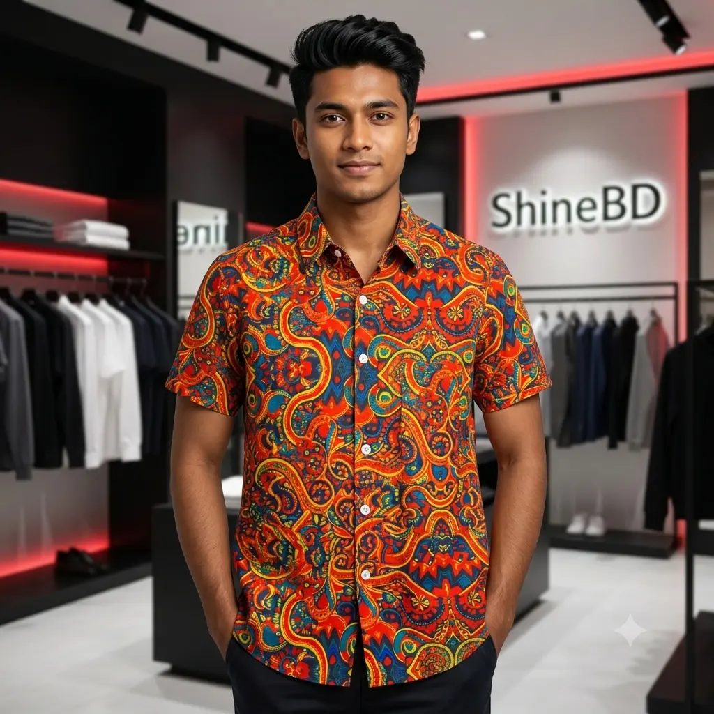 Premium China Micro Half Sleeve Shirt
