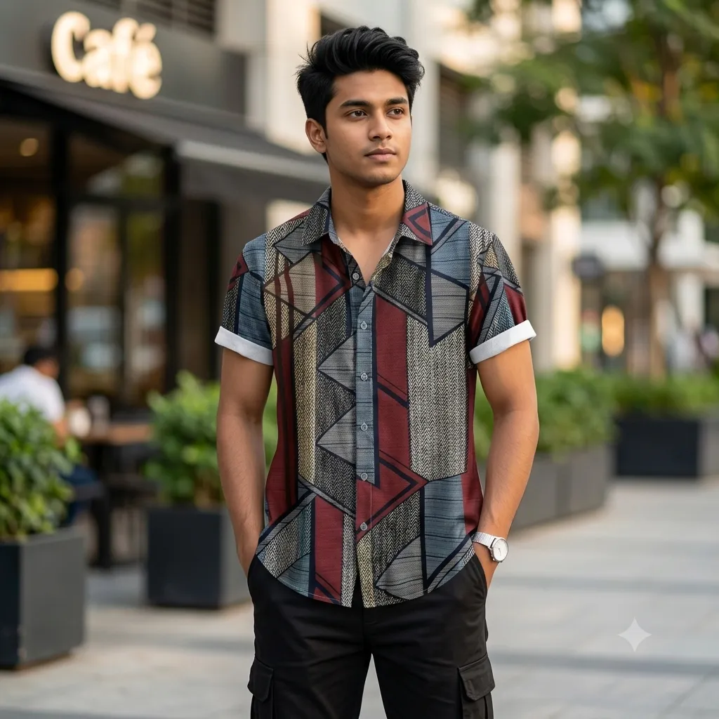 Premium China Micro Half Sleeve Shirt