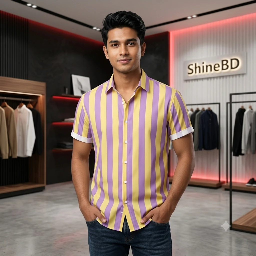 Premium China Micro Half Sleeve Shirt