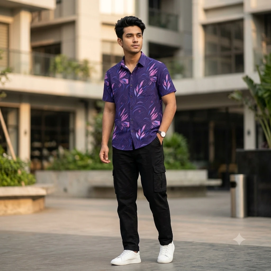 Premium China Micro Half Sleeve Shirt