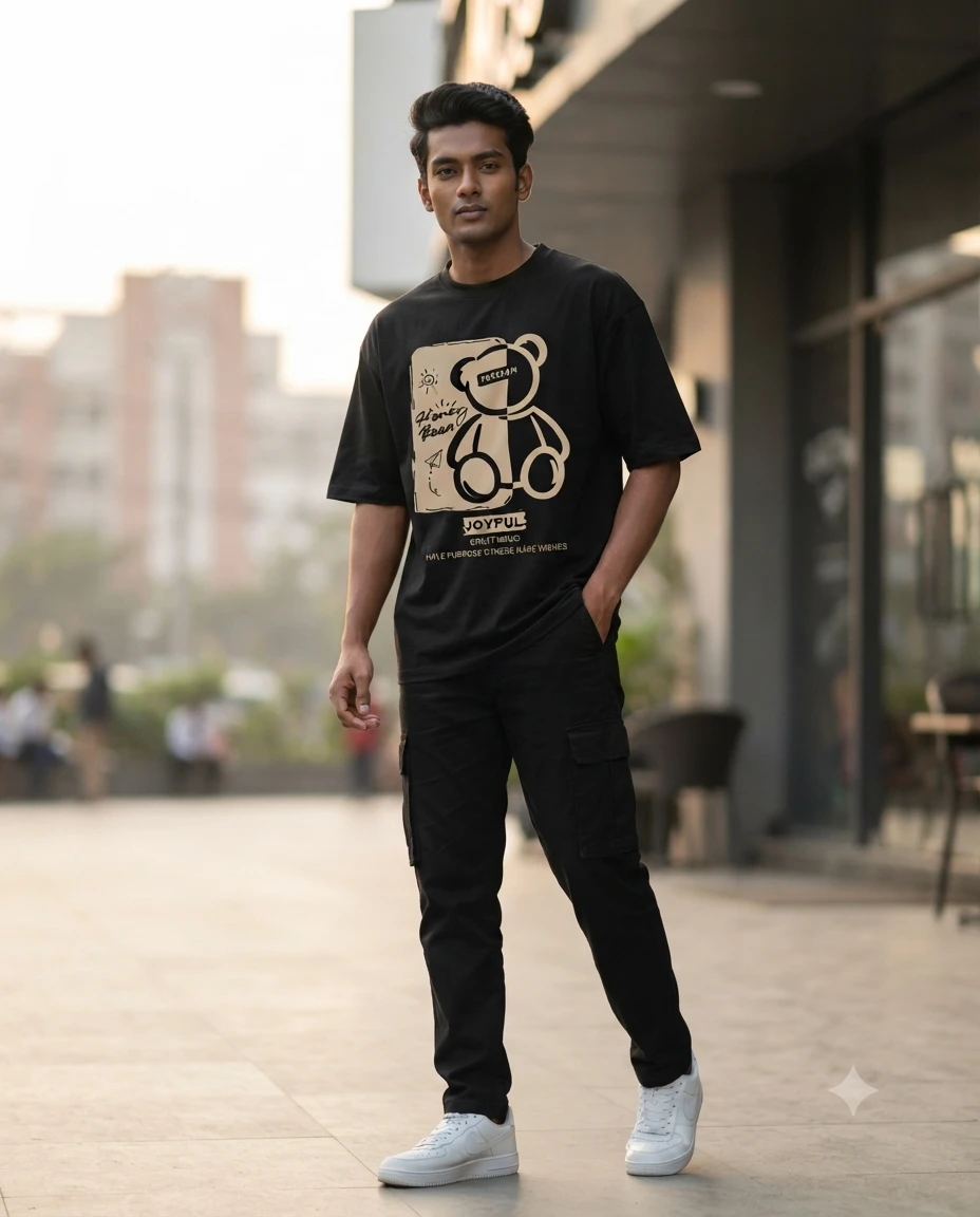 Premium Cotton Drop Shoulder Tshirt