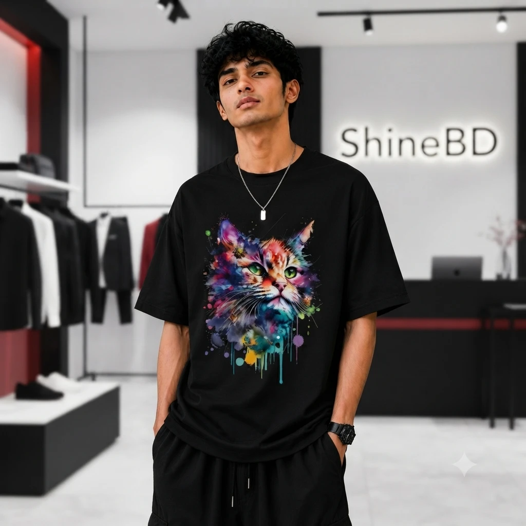 Premium Cotton Drop Shoulder Tshirt