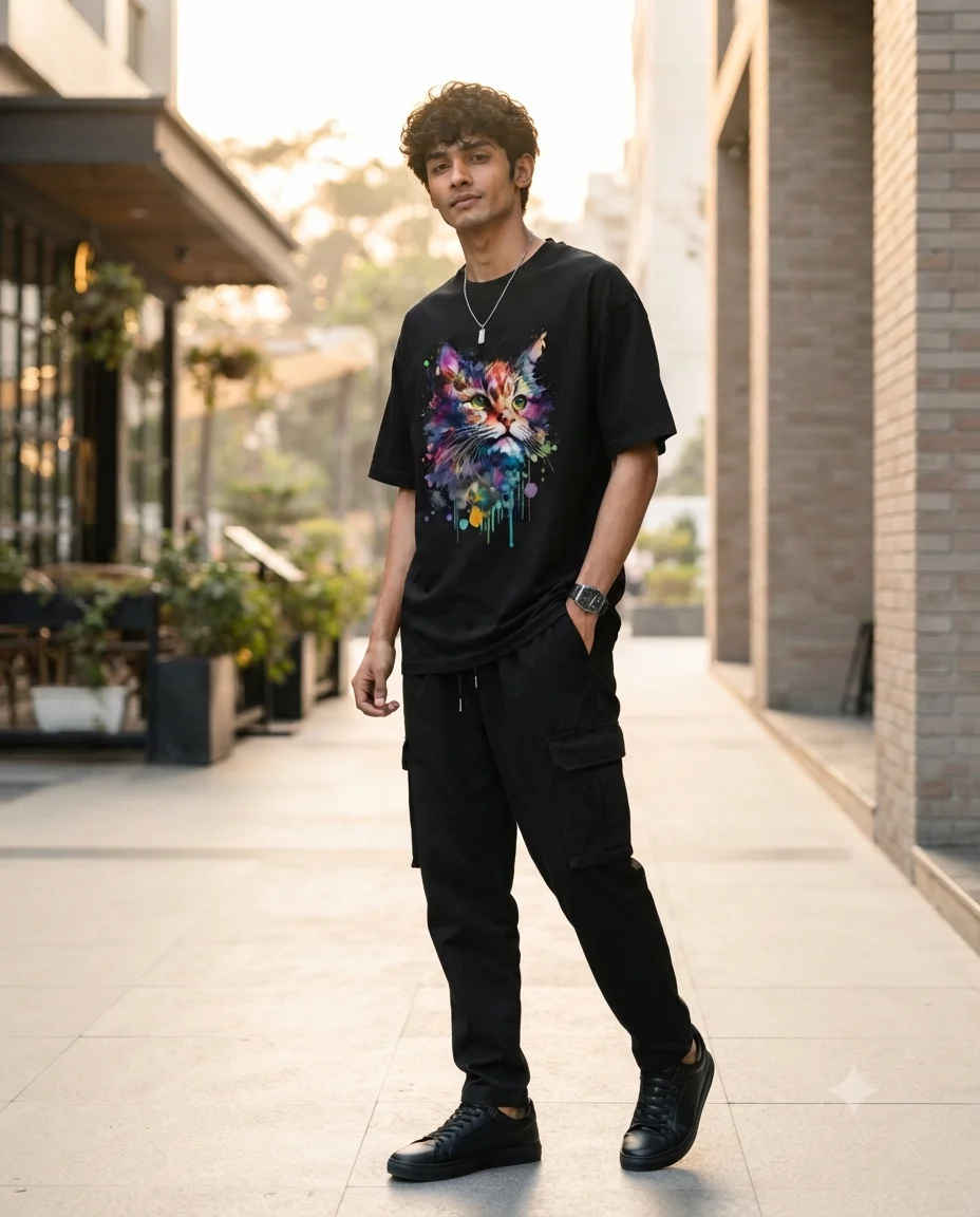 Premium Cotton Drop Shoulder Tshirt