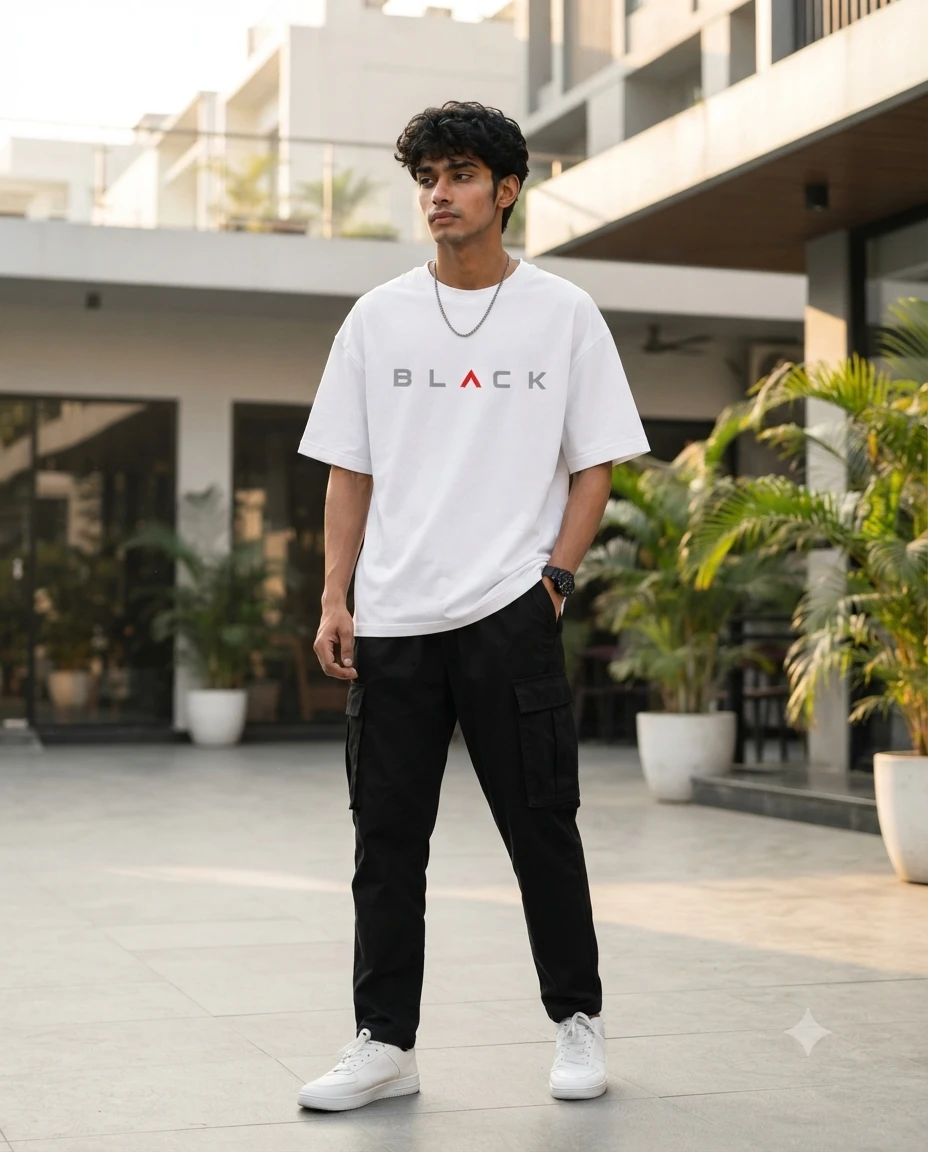 Premium Cotton Drop Shoulder Tshirt