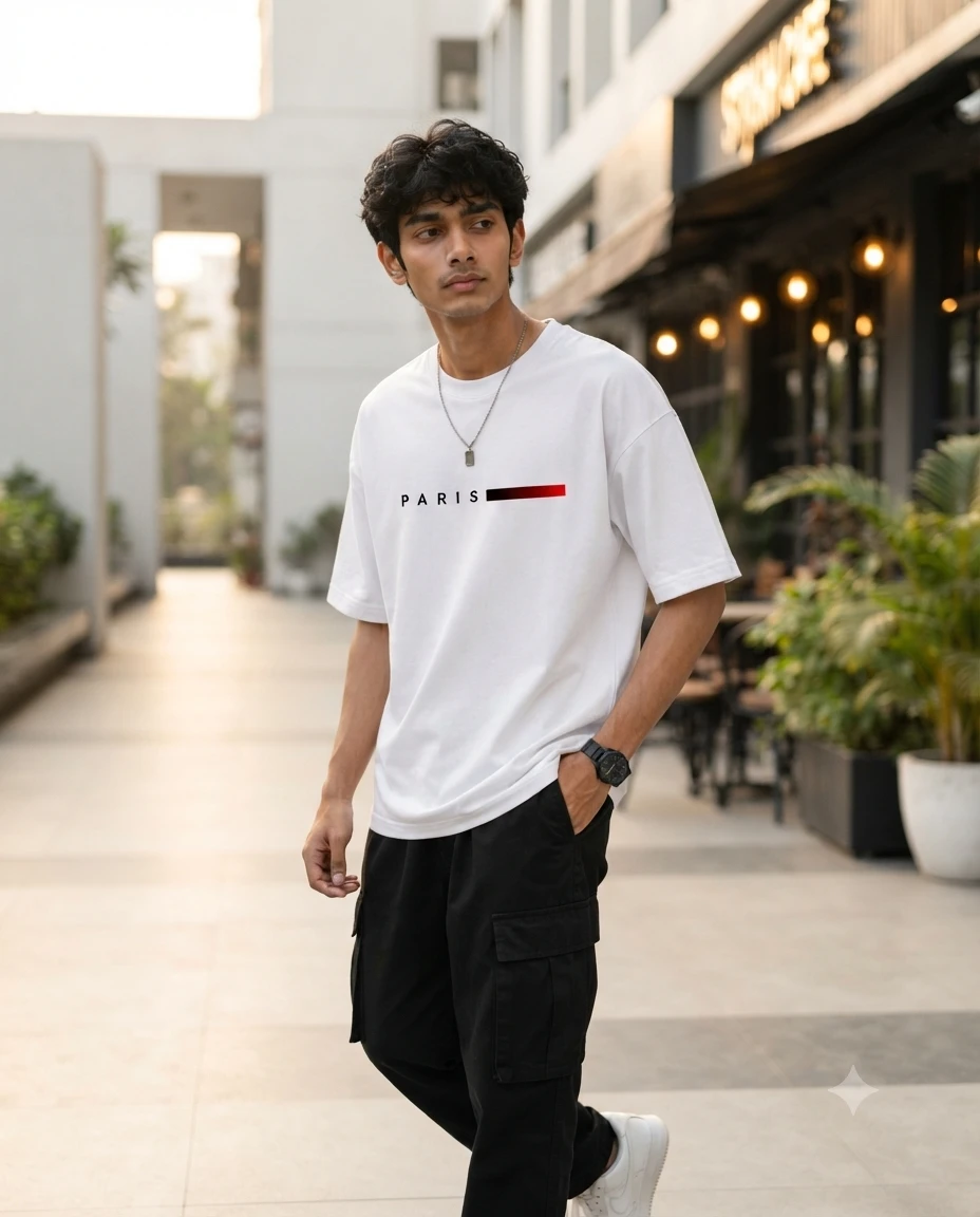 Premium Cotton Drop Shoulder Tshirt