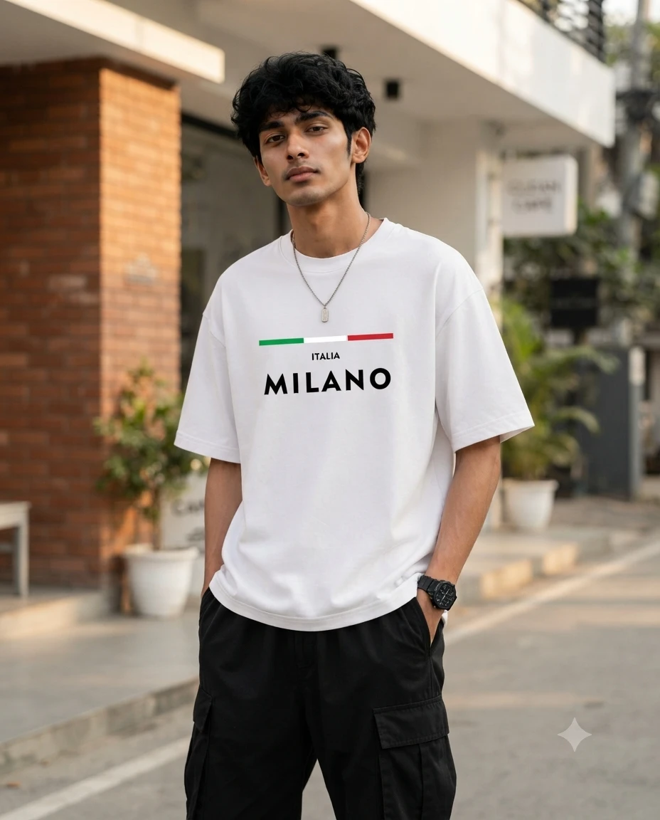 Premium Cotton Drop Shoulder Tshirt