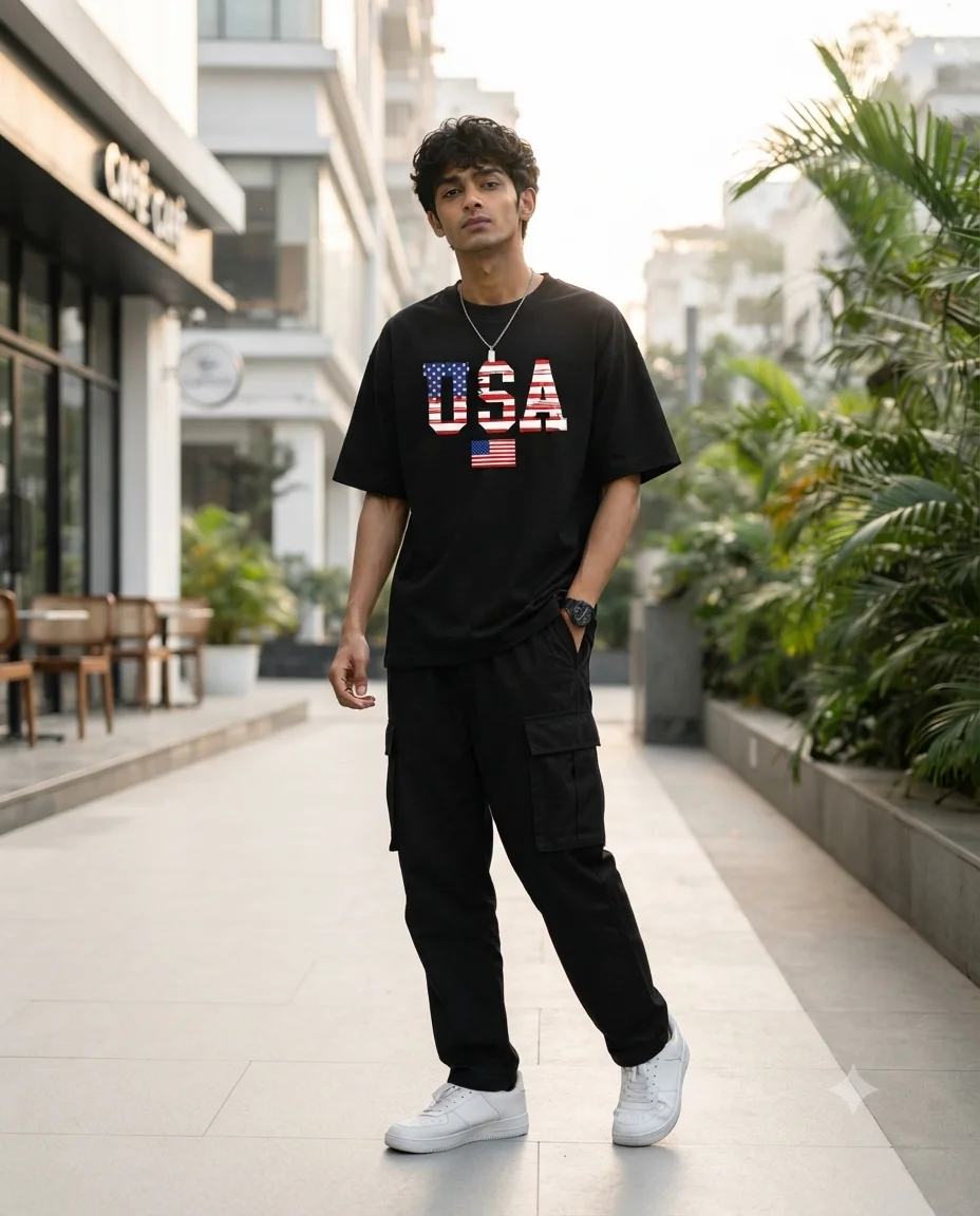 Premium Cotton Drop Shoulder Tshirt