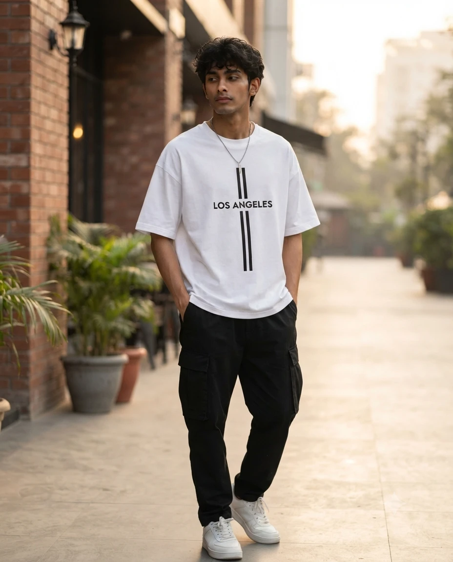 Premium Cotton Drop Shoulder Tshirt