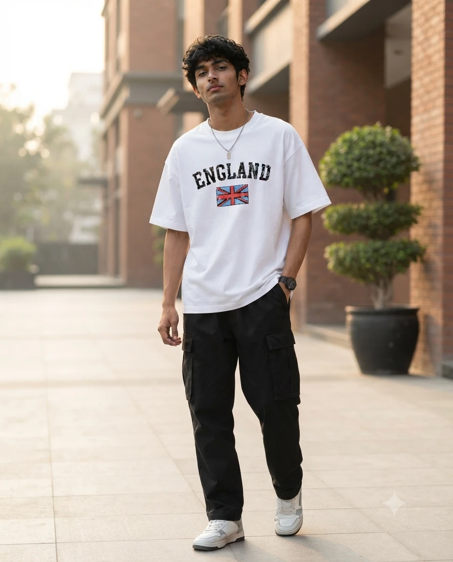 Premium Cotton Drop Shoulder Tshirt
