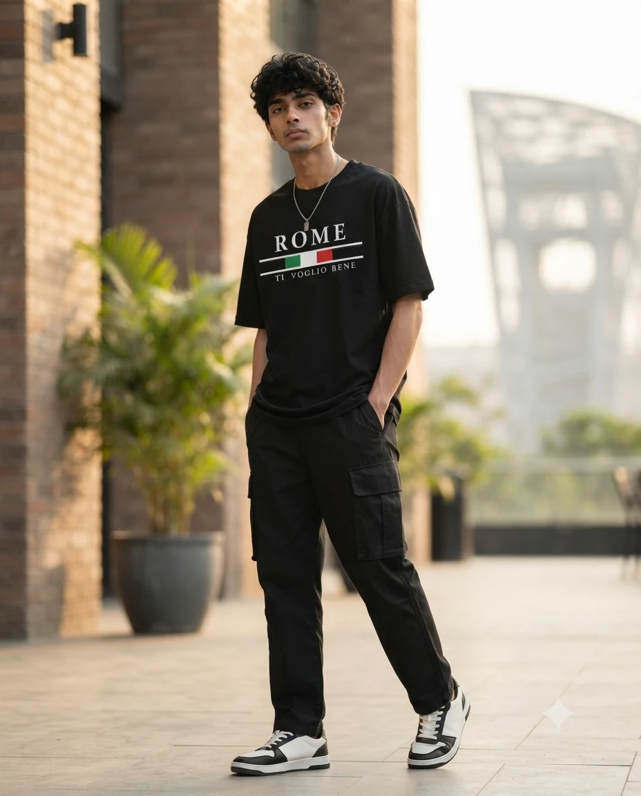 Premium Cotton Drop Shoulder Tshirt