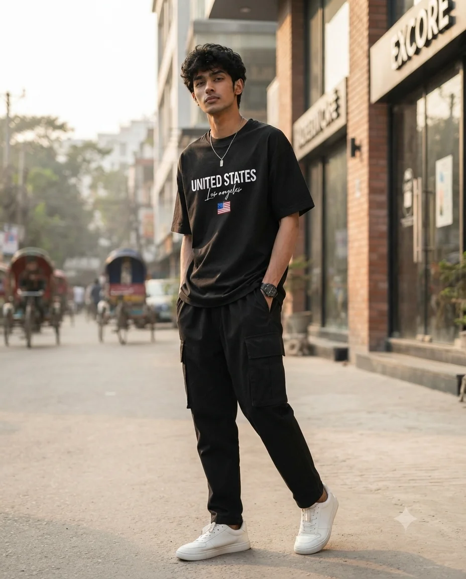 Premium Cotton Drop Shoulder Tshirt