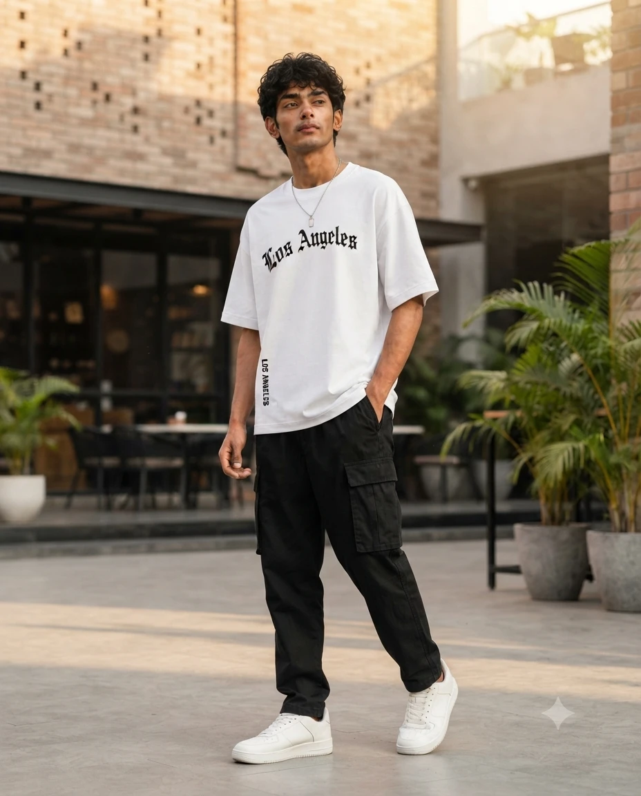 Premium Cotton Drop Shoulder Tshirt
