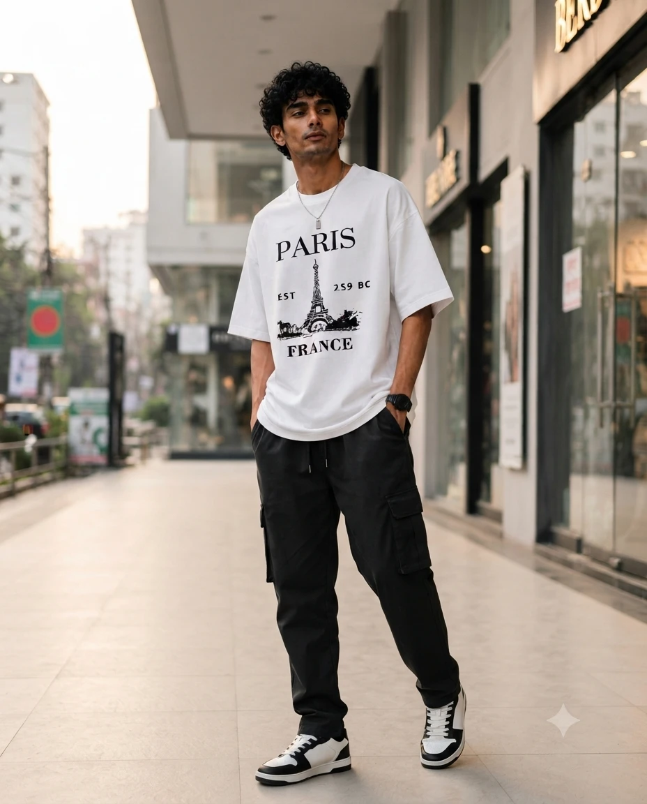 Premium Cotton Drop Shoulder Tshirt