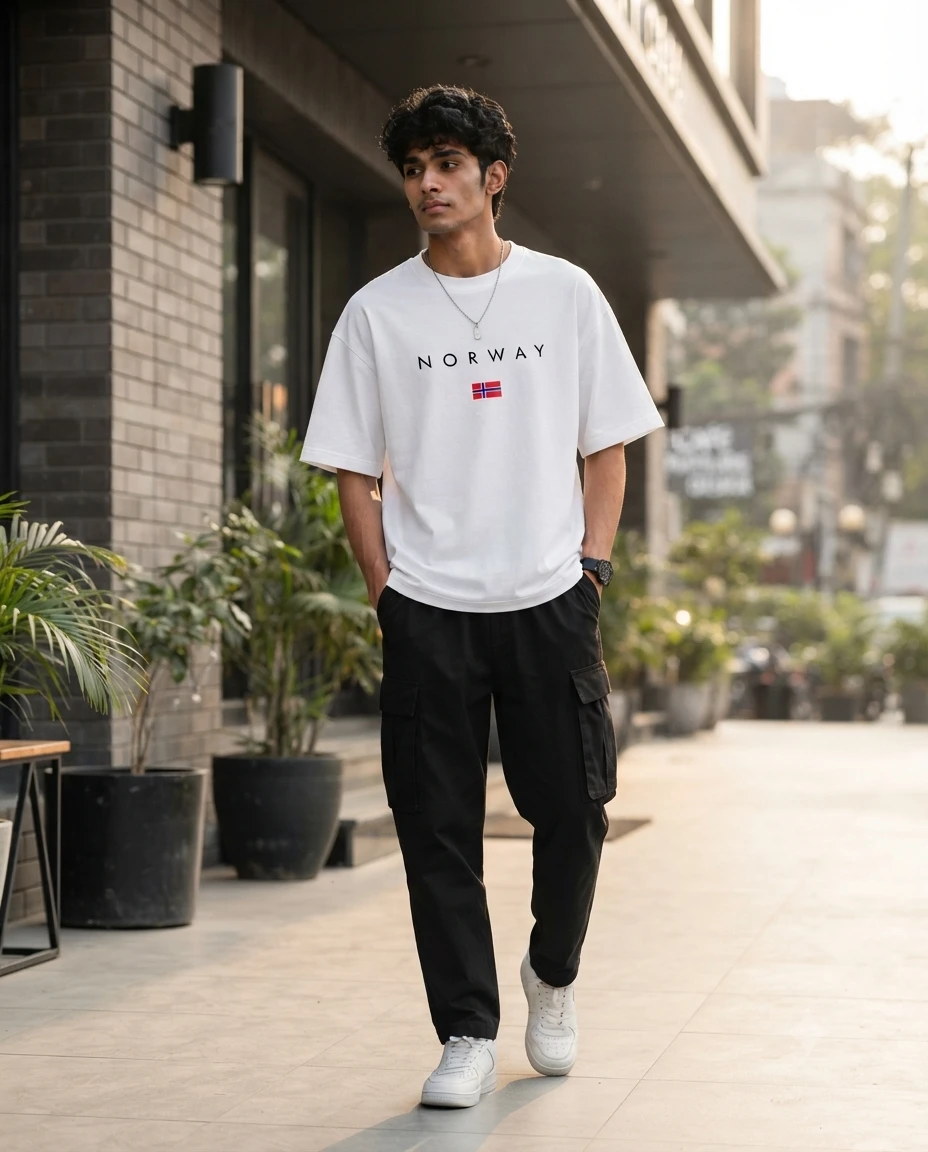 Premium Cotton Drop Shoulder Tshirt