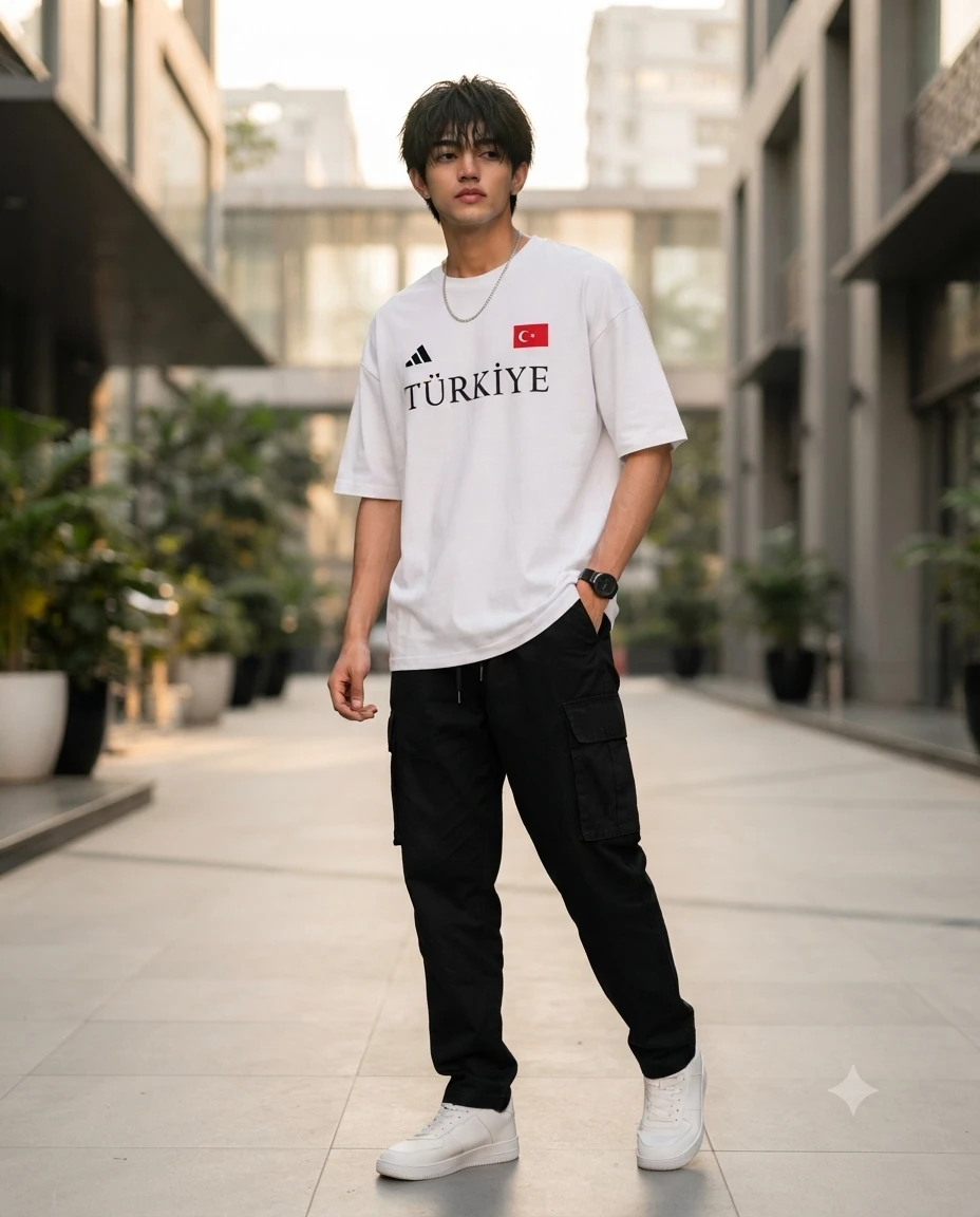 Premium Cotton Drop Shoulder Tshirt
