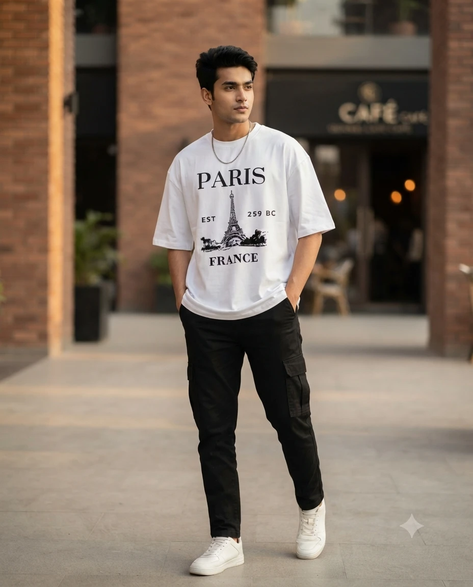 Premium Cotton Drop Shoulder Tshirt