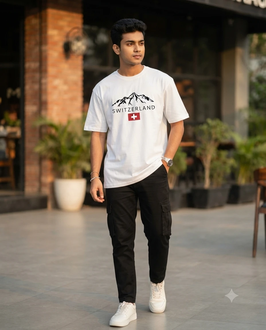 Premium Cotton Drop Shoulder Tshirt