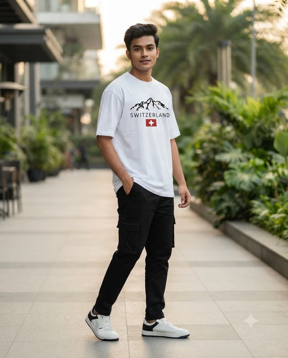 Premium Cotton Drop Shoulder Tshirt
