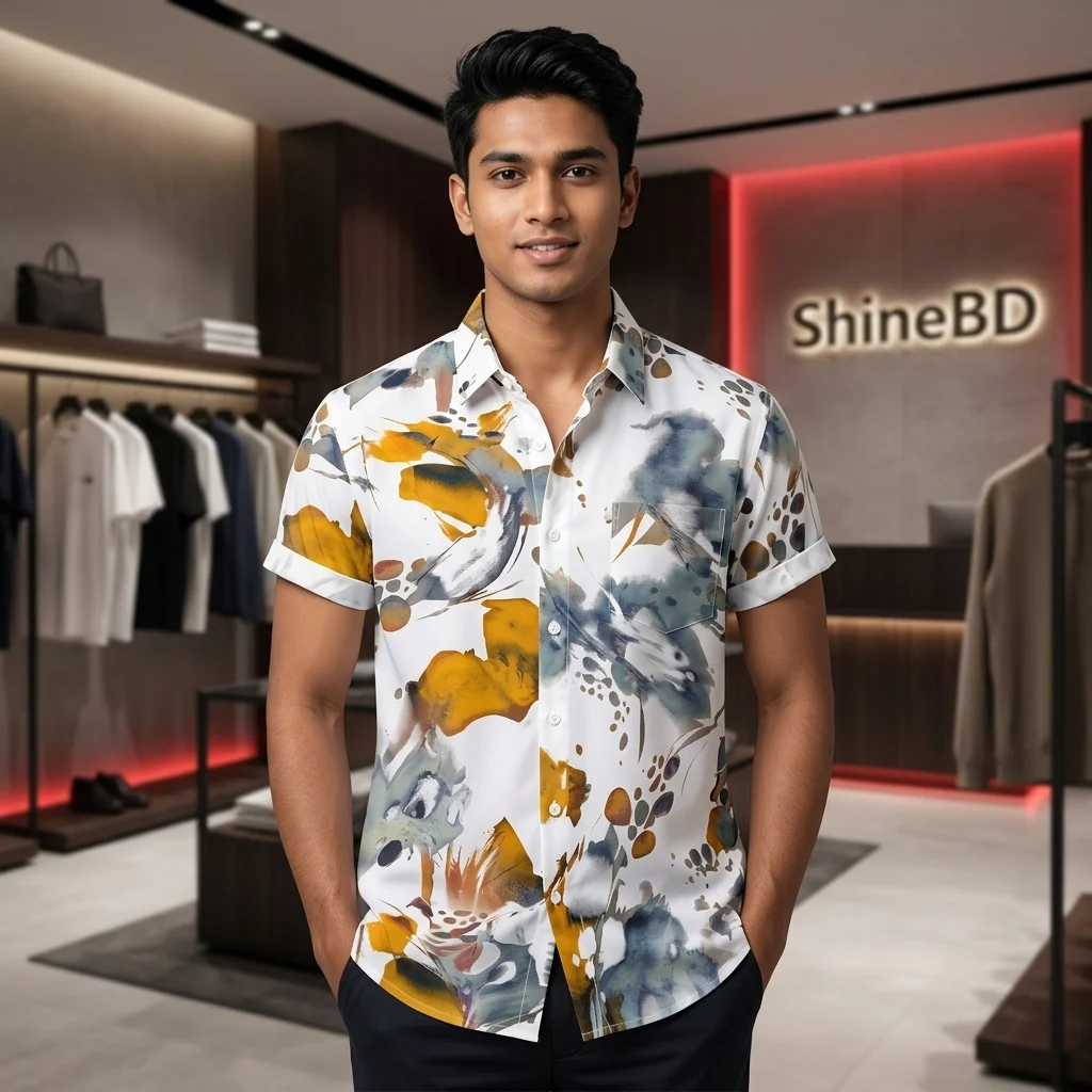 Ultra Soft Casual Half Sleeve Shirt