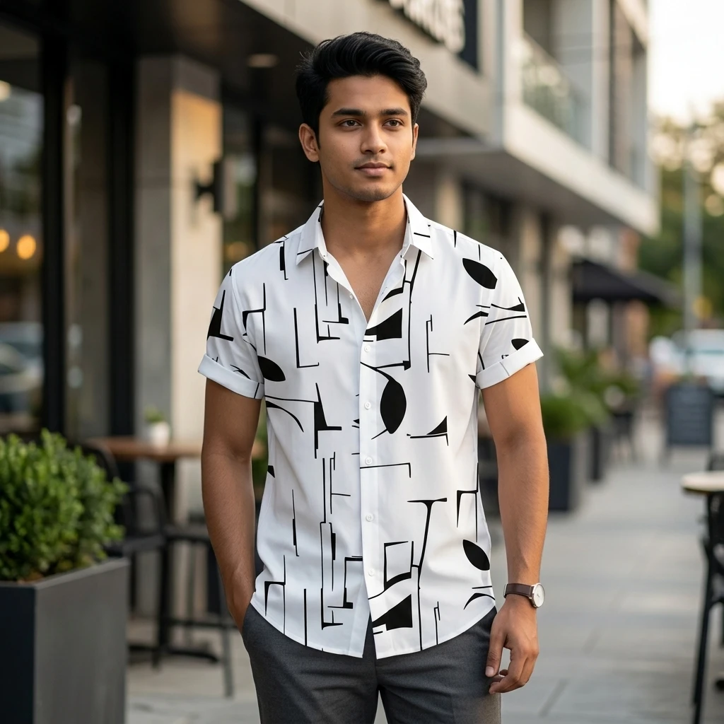 Ultra Soft Casual Half Sleeve Shirt