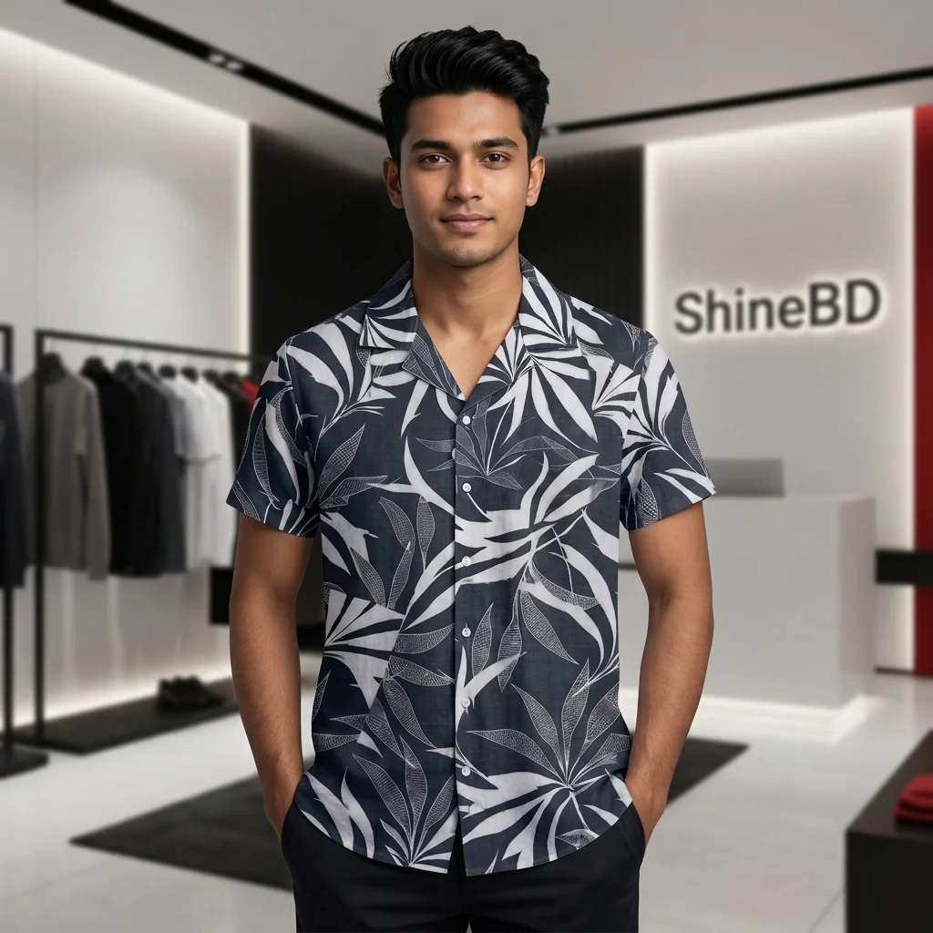 Premium Short Sleeve Cuban Collar Shirt
