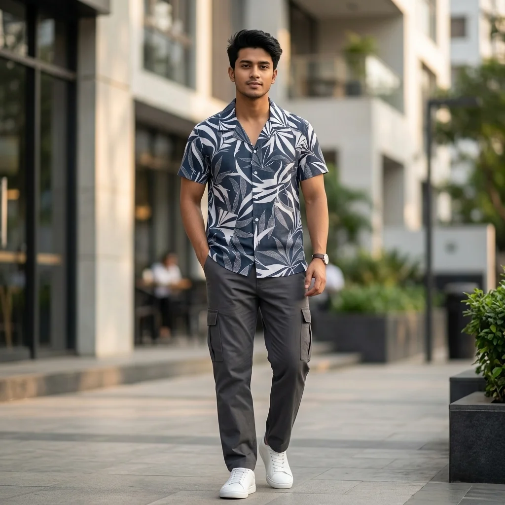 Premium Short Sleeve Cuban Collar Shirt