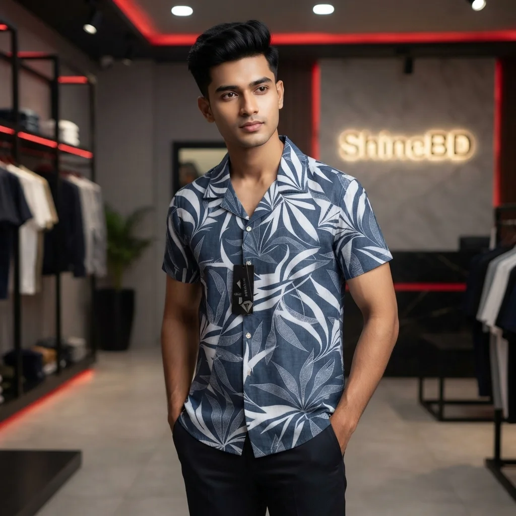 Premium Short Sleeve Cuban Collar Shirt
